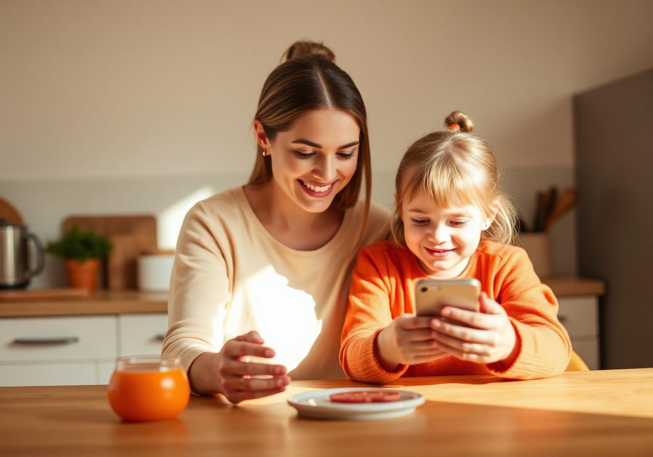 Family Safe Plan kids and teens proposition concept